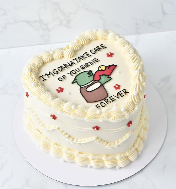 Drawing Vintage Cake