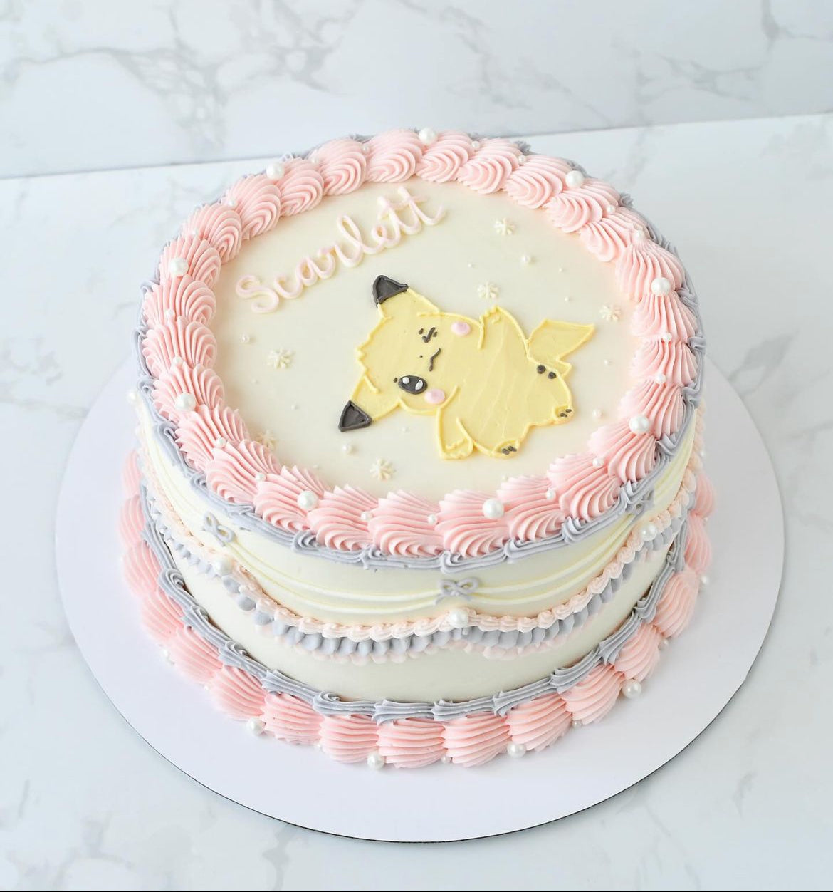 Drawing Vintage Cake